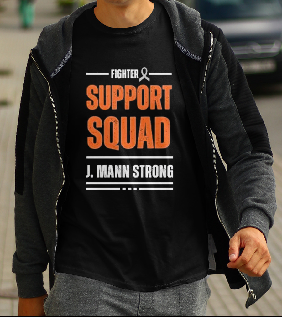 Fighter Support Squad J Mann Strong Awareness T-Shirt