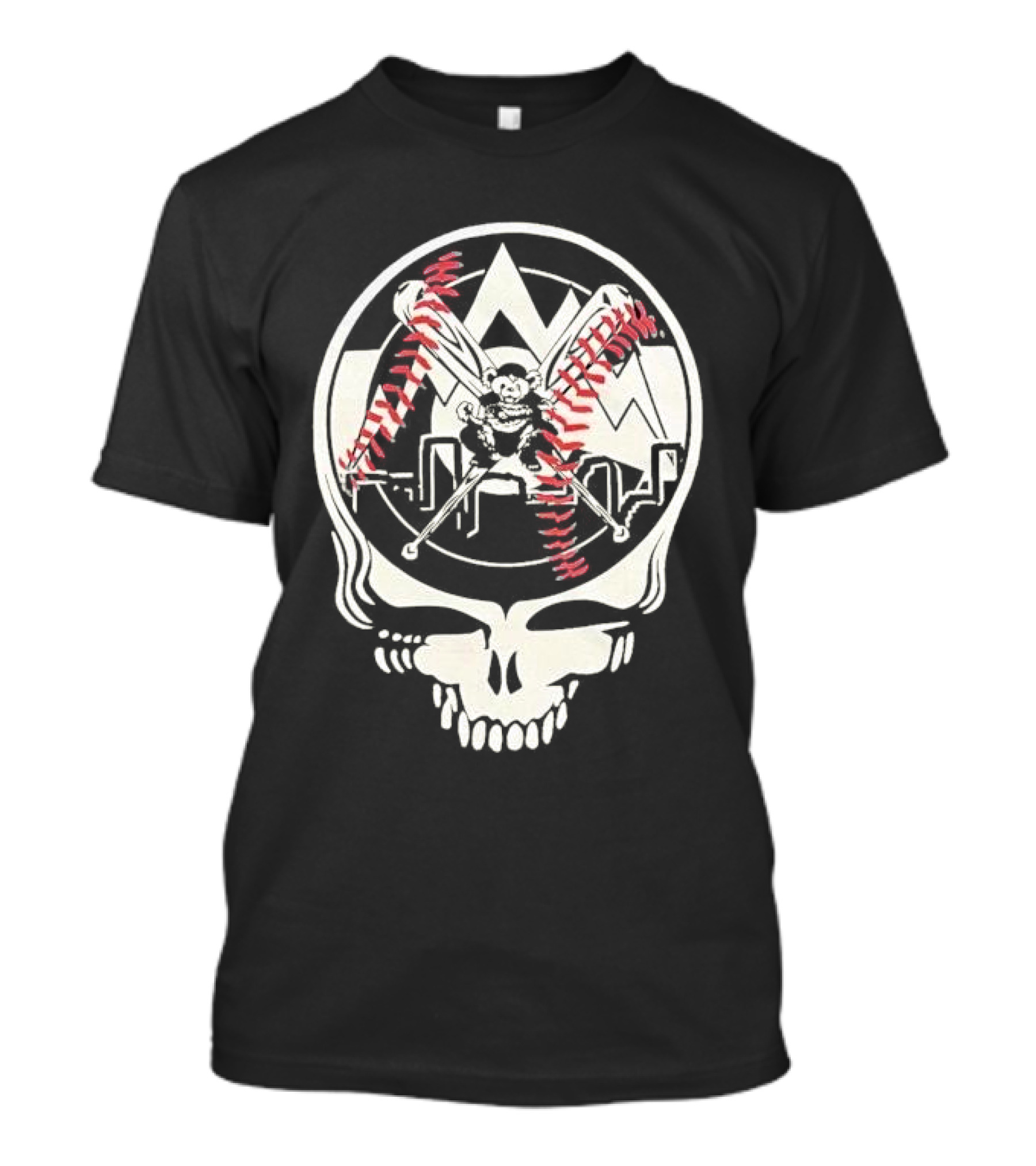 Grateful Dead Steal Your Face Colorado Rockies MLB Collaboration T-Shirt