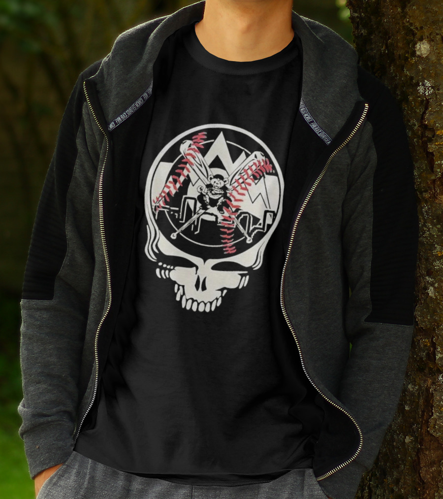Grateful Dead Steal Your Face Colorado Rockies MLB Collaboration T-Shirt