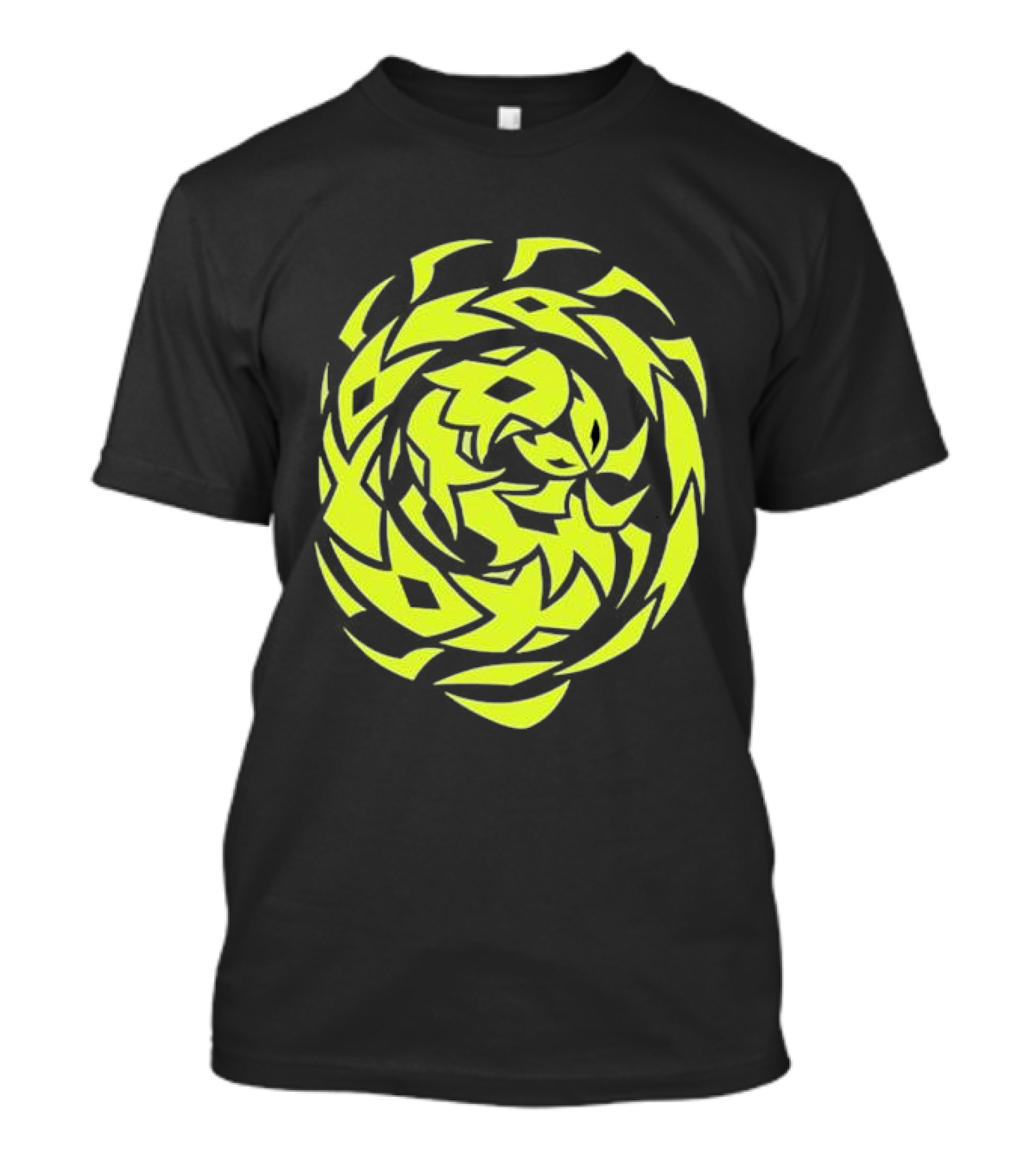 Greed Sigil Black And Yellow Spiral T-Shirt