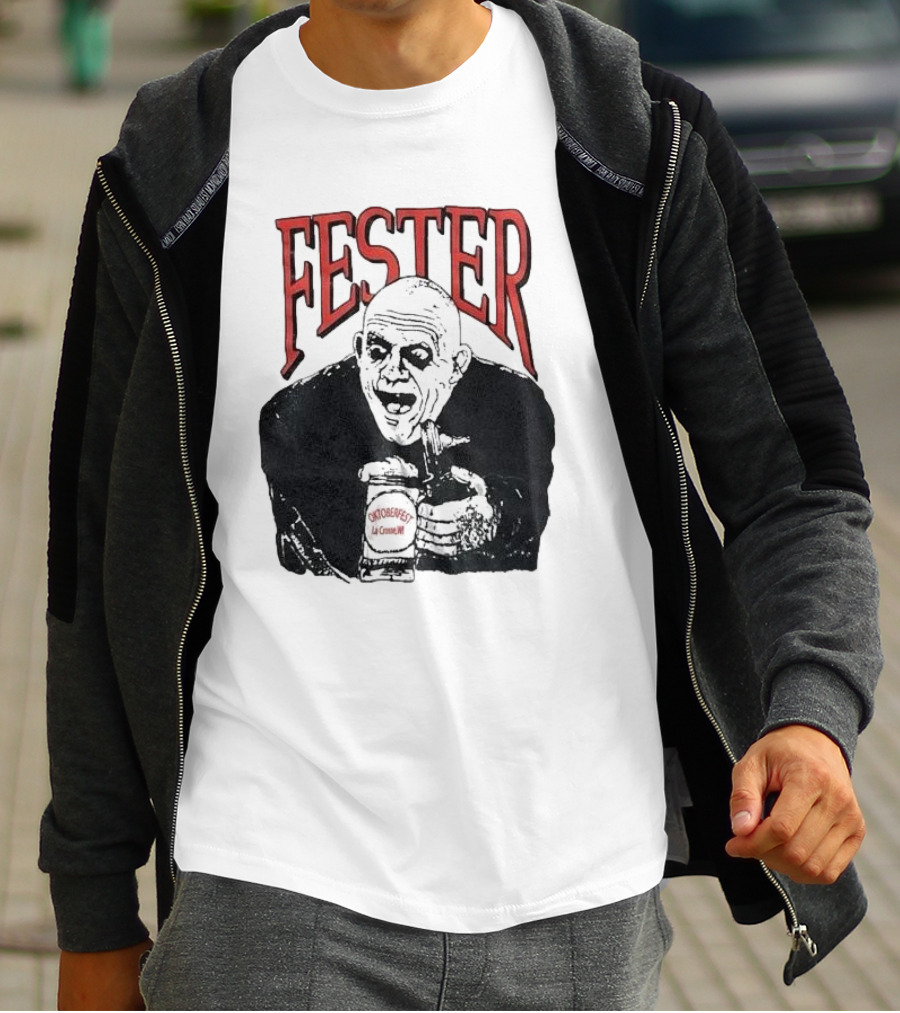 Fester Addams Oktoberfest La Cerveza T-Shirt