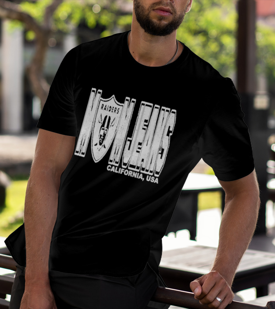Raiders Mom Jeans California USA T-Shirt