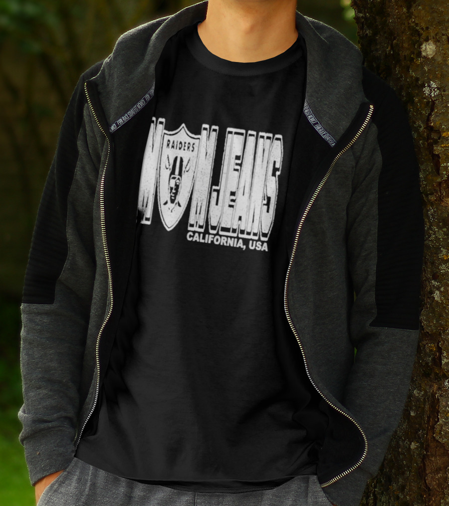 Raiders Mom Jeans California USA T-Shirt