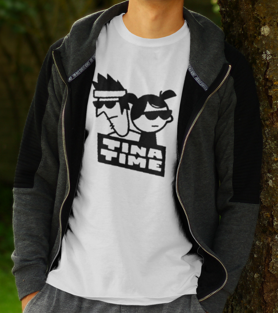 Tina Time Cool Cartoon Duo With Sunglasses T-Shirt