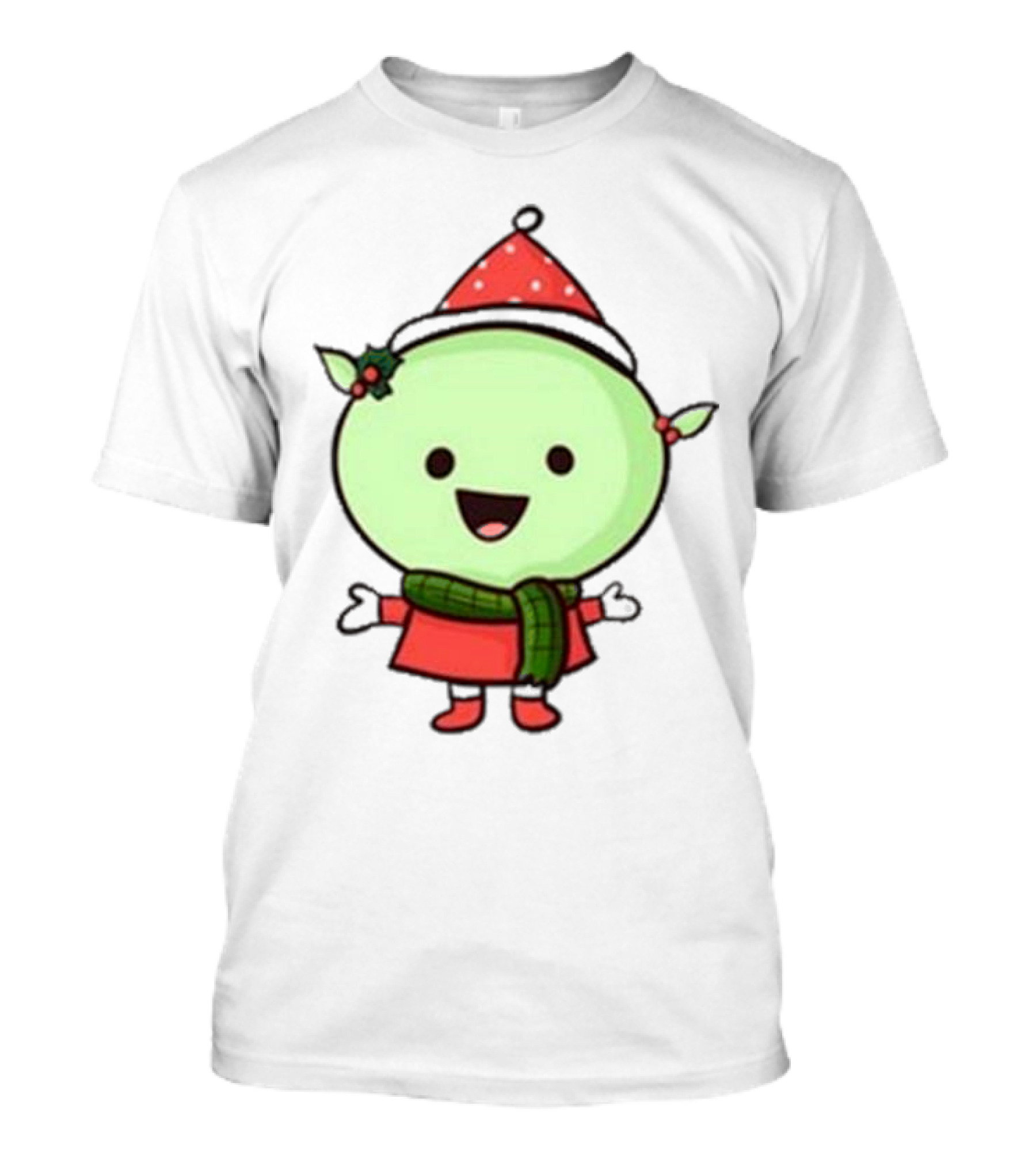 Nanalan Christmas Mona Festive Holiday Character T-Shirt