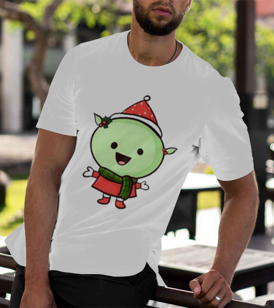 Nanalan Christmas Mona Festive Holiday Character T-Shirt