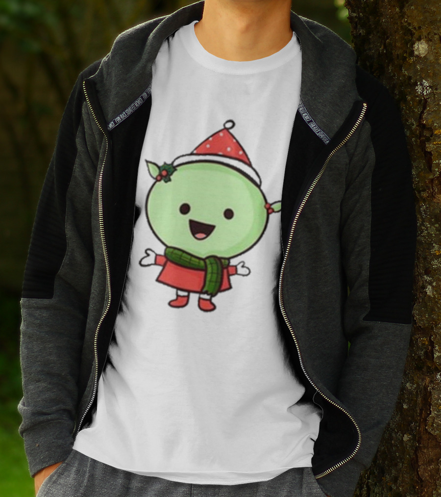 Nanalan Christmas Mona Festive Holiday Character T-Shirt