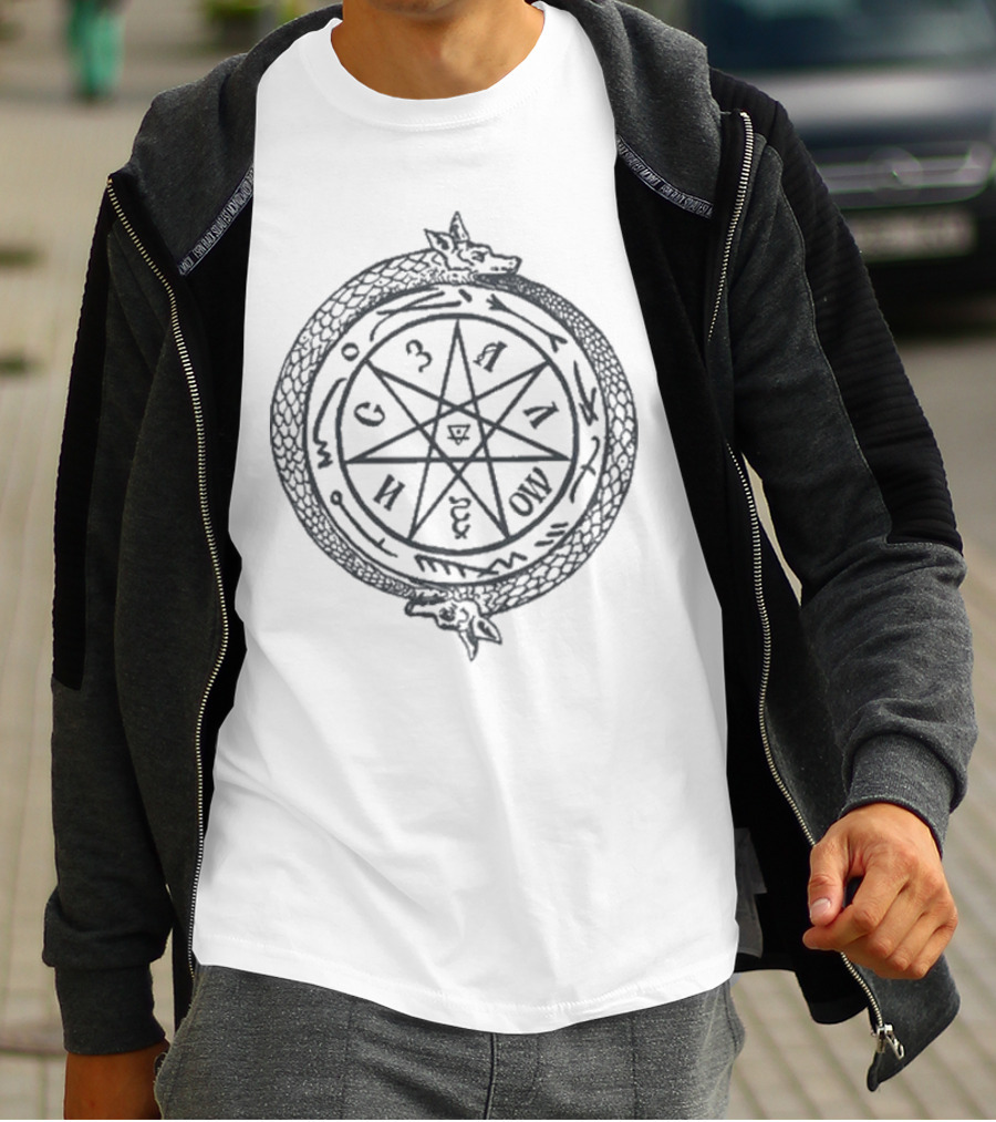 Nosferatu Orlok’s Sigil Ouroboros Pentagram Comfort Colors T-Shirt