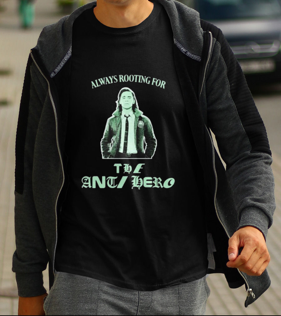 Always Rooting For The Anti Hero Retro Vibe T-Shirt