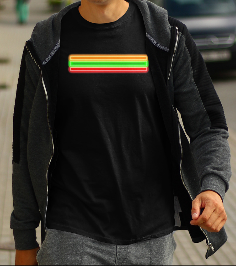Ja’Marr Chase 7 11 Neon Style Strip T-Shirt