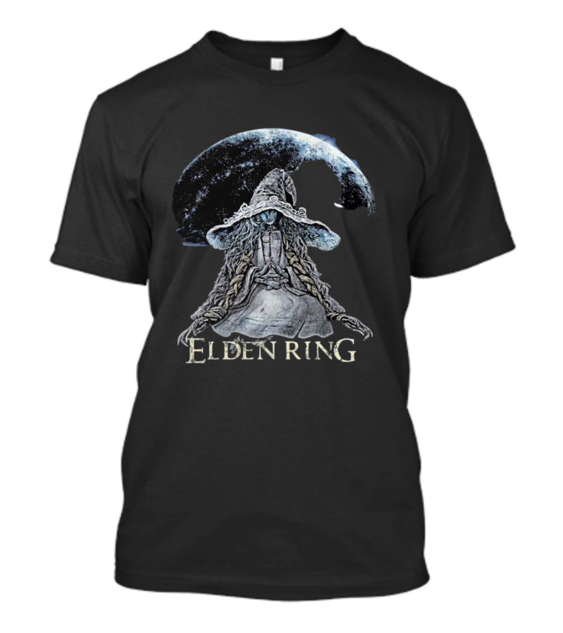 Ranni The Witch Elden Ring Fantasy Art Game Character Moon Magic T-Shirt