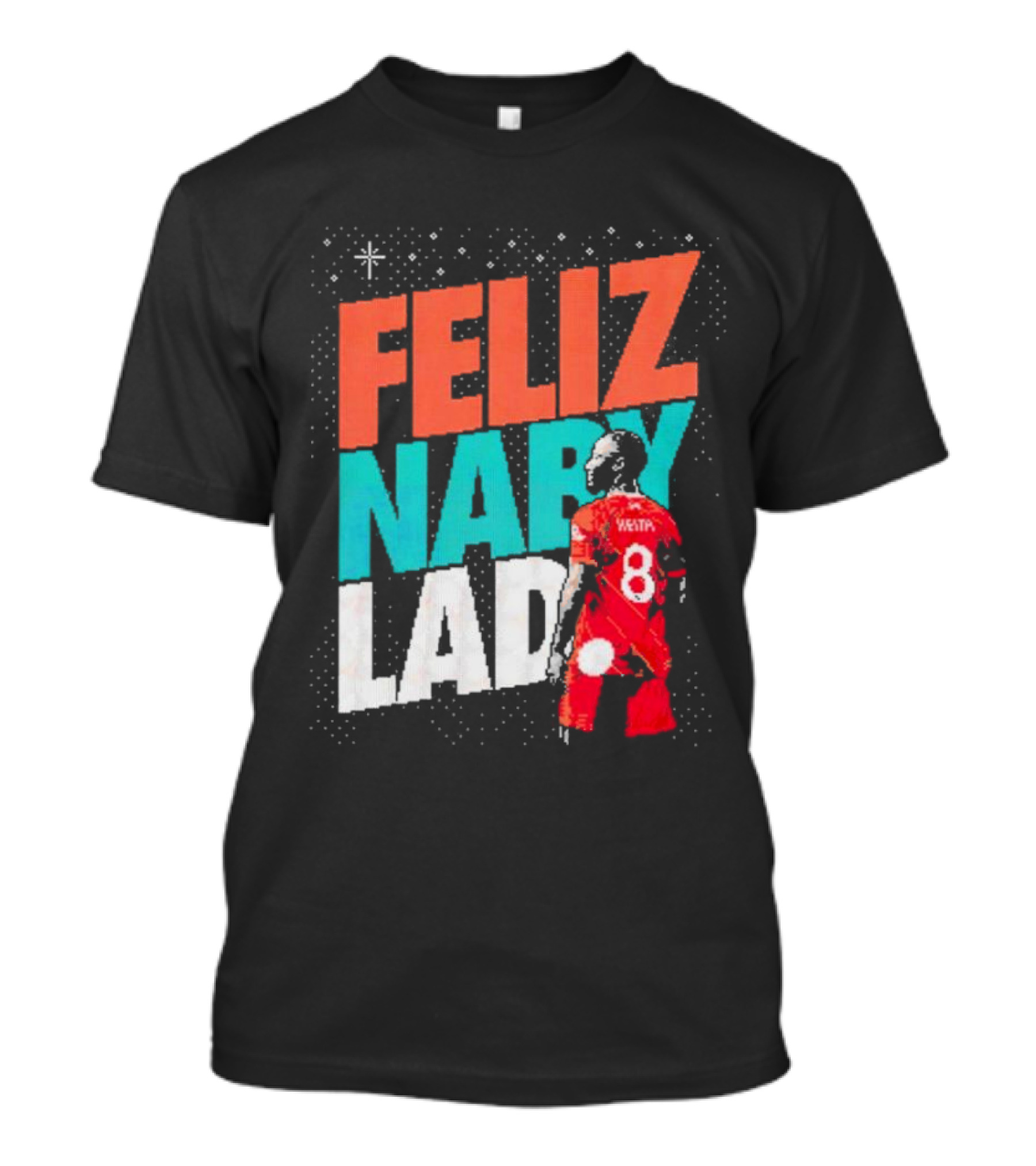 Feliz Naby Lad Liverpool FC Naby Keita Christmas Soccer T-Shirt