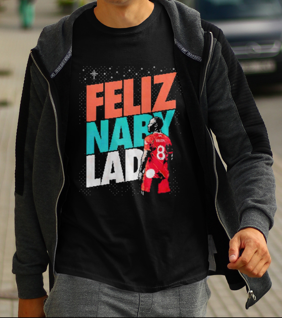 Feliz Naby Lad Liverpool FC Naby Keita Christmas Soccer T-Shirt