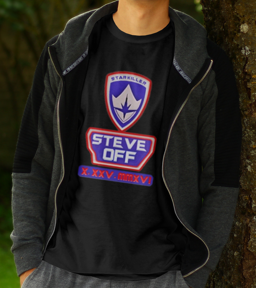 Starkiller Steve Off Shield X.XXV.MMXVI T-Shirt