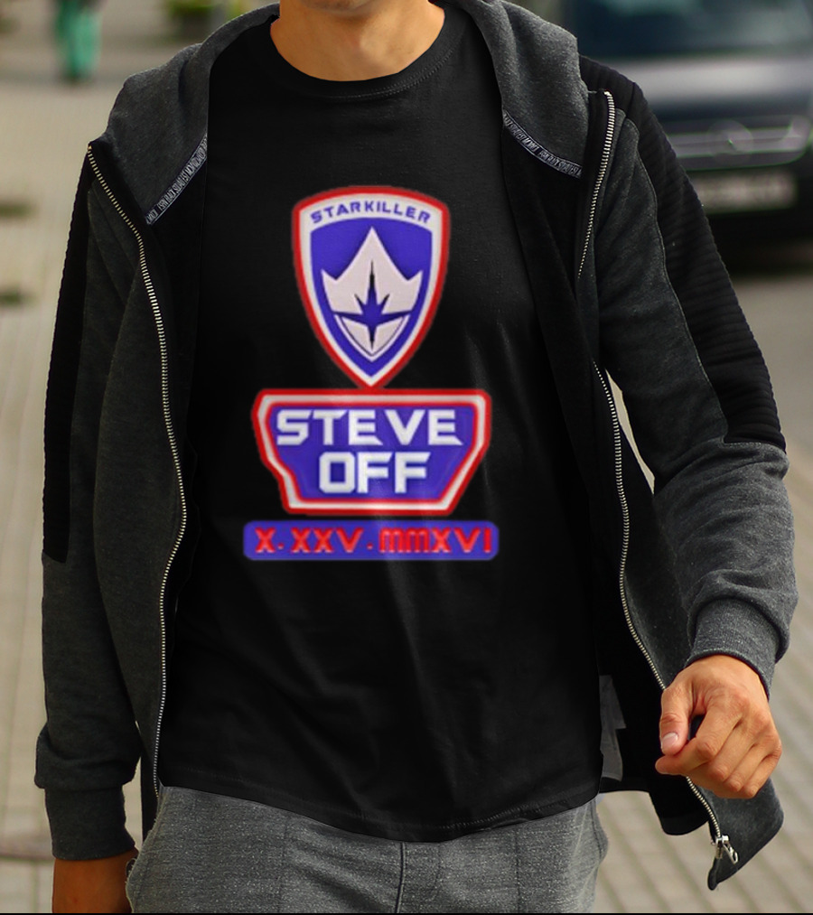 Starkiller Steve Off Shield X.XXV.MMXVI T-Shirt