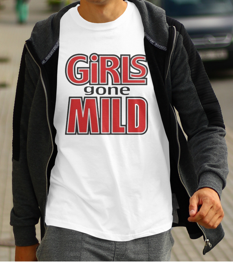 Girls Gone Mild Retro Typography T-Shirt
