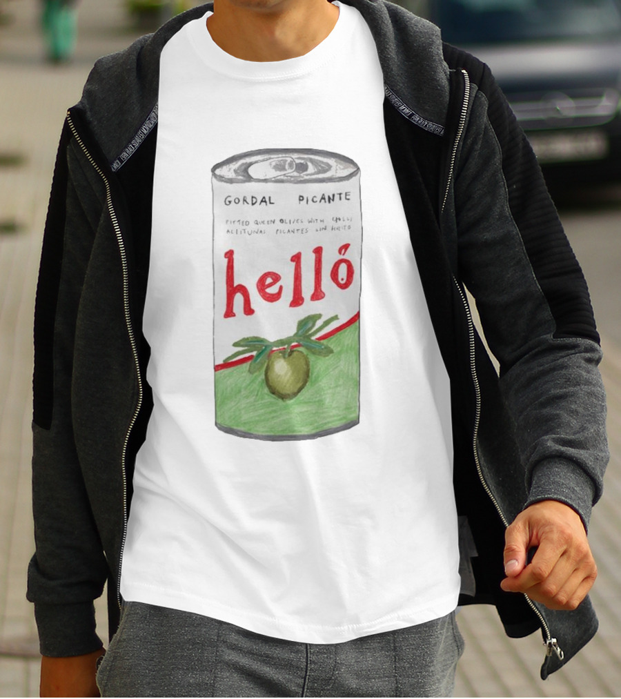 Helló Gordal Picante Pitted Queen Olives With Chili T-Shirt
