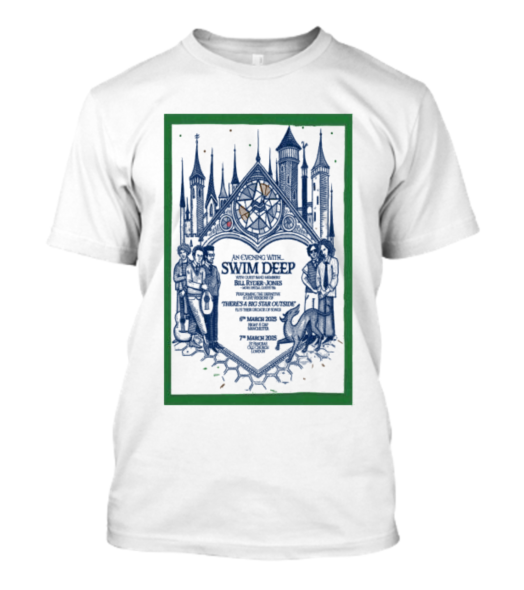 An Evening With Swim Deep Bill Ryder-Jones St Pancras Old Church London 7 March 2025 T-Shirt