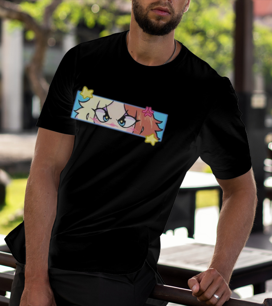 Issbrokie Mean Gin Anime Face Expression T-Shirt