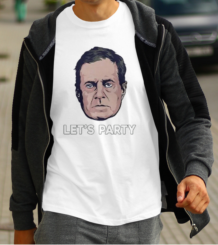 Bill Belichick Face Let's Party T-Shirt