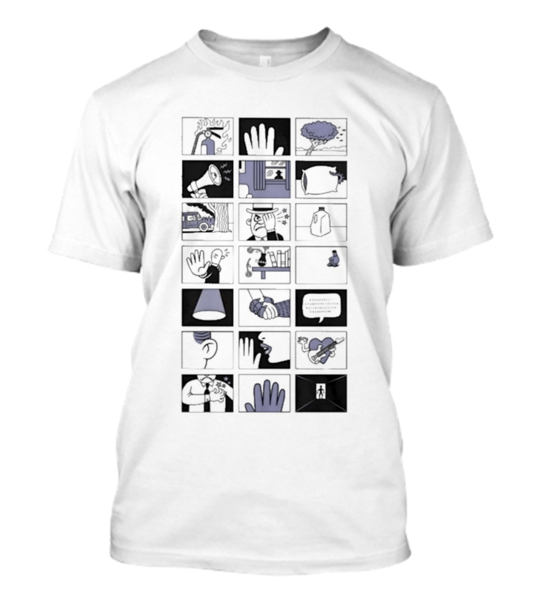 Fingertips: Visual Storyboard Of Hand Motifs And Everyday Life T-Shirt