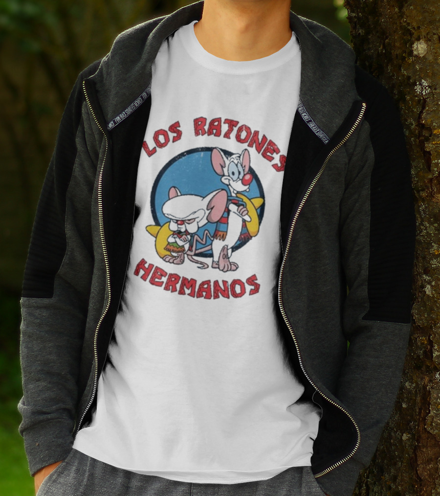 Los Ratones Hermanos Pinky And The Brain Crossover T-Shirt