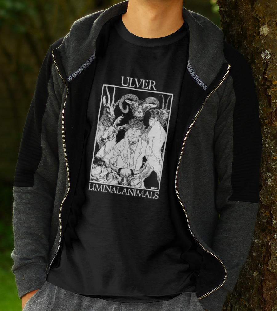 Ulver Liminal Animals Intricate Illustration Mystical Creatures T-Shirt