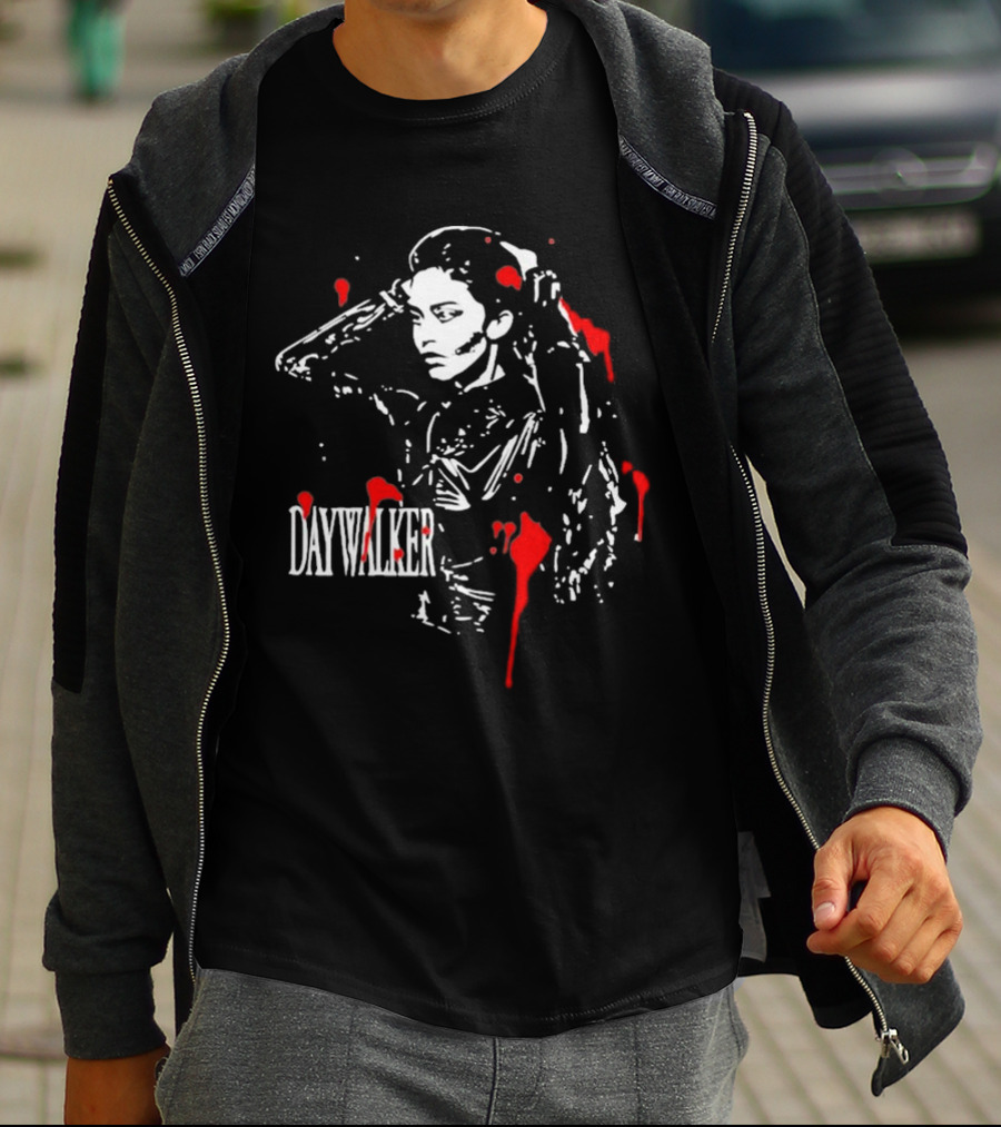 Valkyrae Daywalker Red Blood Splatter T-Shirt