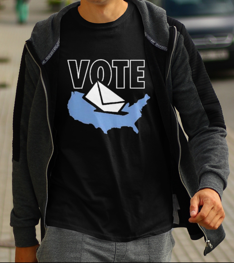 Vote Envelope Map T-Shirt