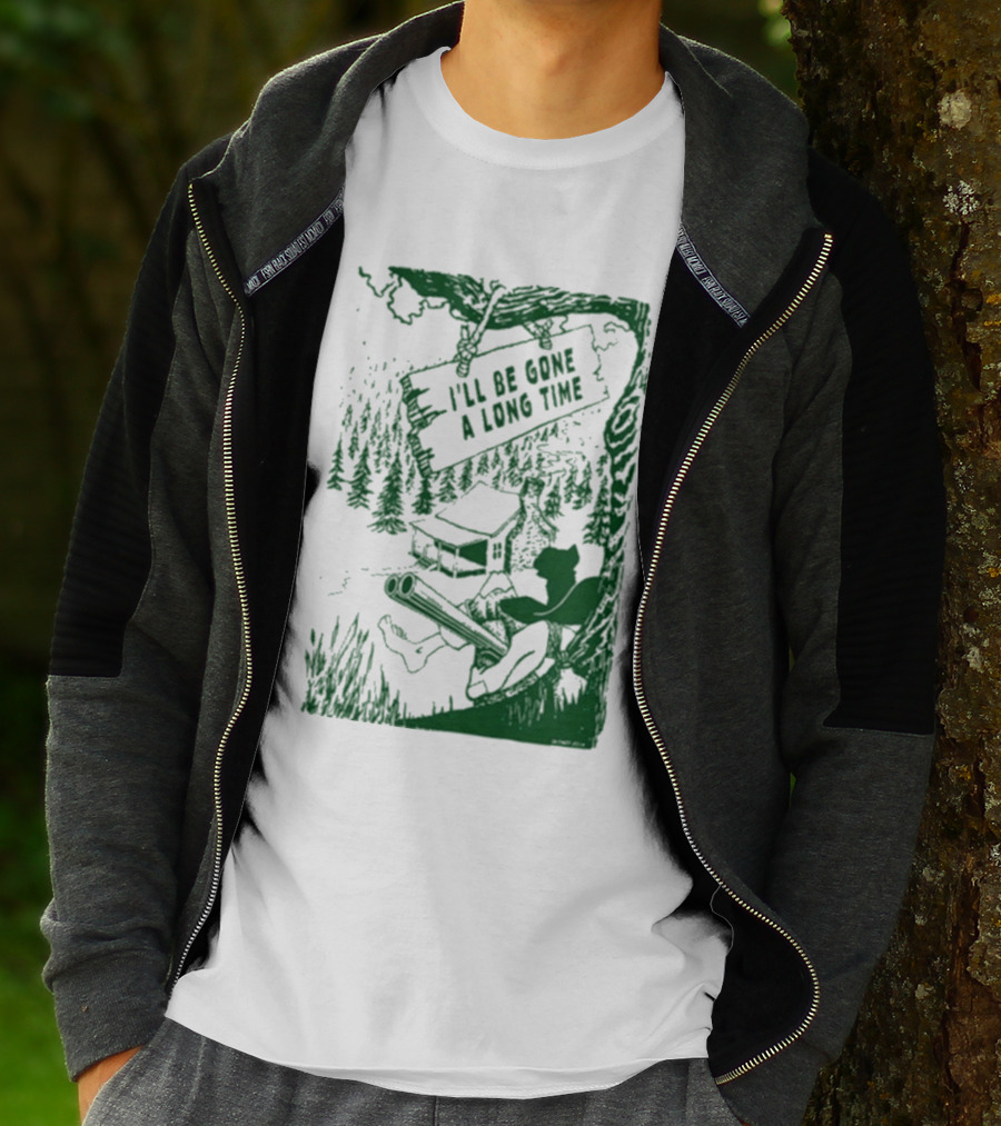 Billy Strings I'll Be Gone A Long Time Cabin Forest Scene T-Shirt