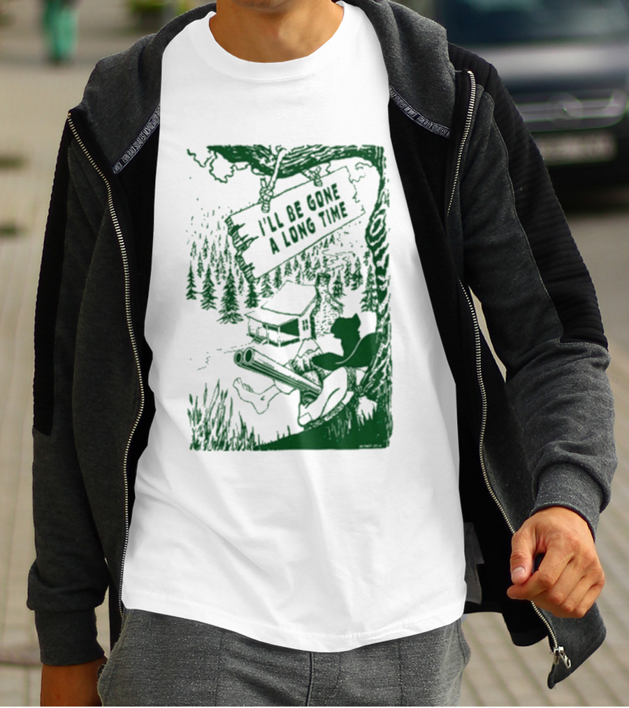 Billy Strings I'll Be Gone A Long Time Cabin Forest Scene T-Shirt