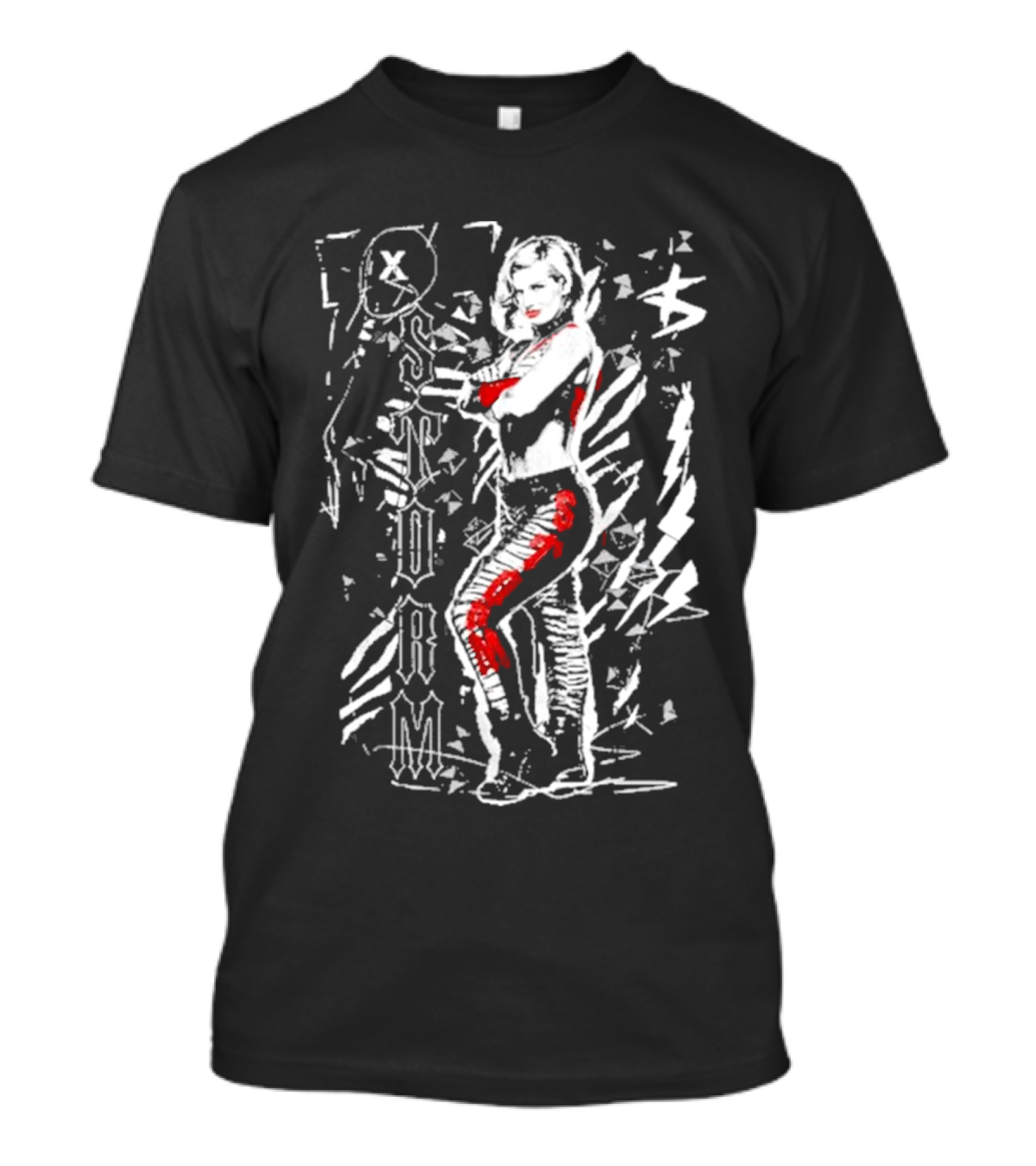 AEW Toni Storm Wildside Storm Red T-Shirt