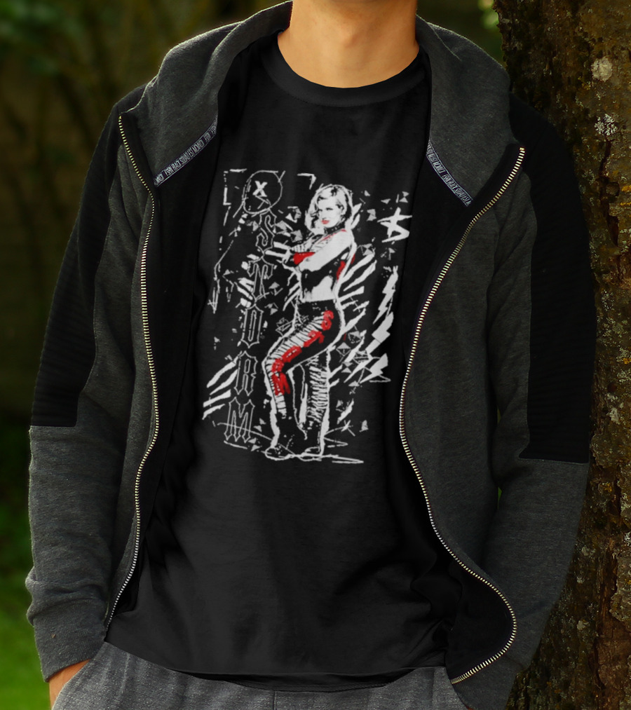 AEW Toni Storm Wildside Storm Red T-Shirt