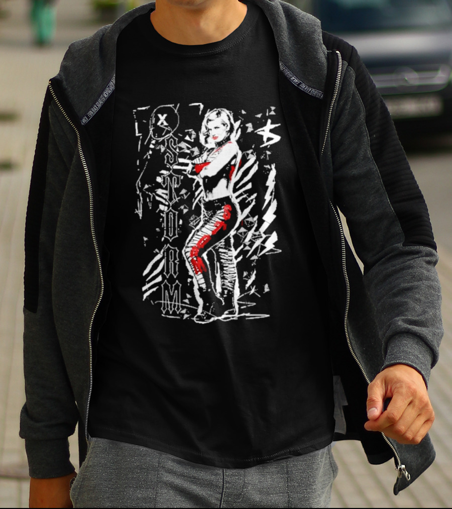 AEW Toni Storm Wildside Storm Red T-Shirt