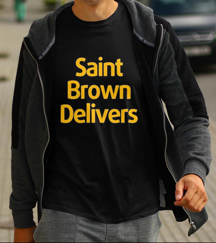Saint Brown Delivers Amon-ra Det T-Shirt