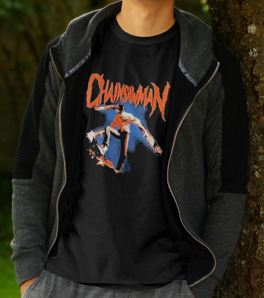 Chainsaw Man Denji Chains Metal T-Shirt