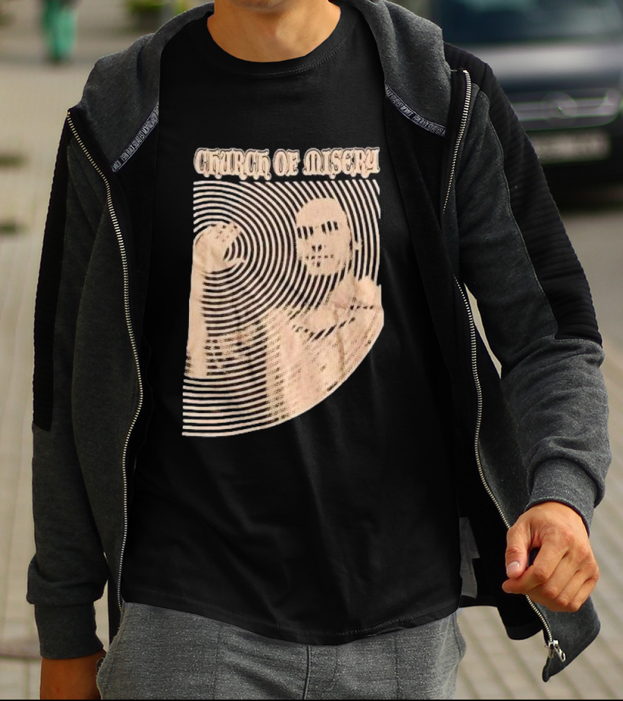 Church Of Misery Ted Bundy Optical Illusion T-Shirt