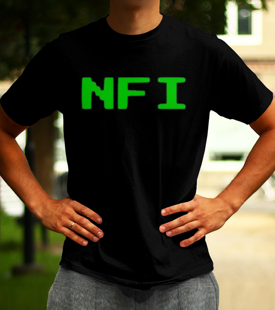 Ewanmitchellitalia Warchild NFI Green Text T-Shirt