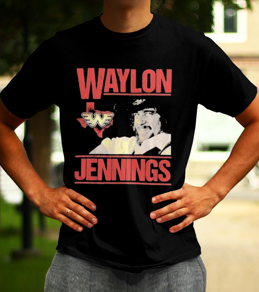 Waylon Jennings Flying W Texas T-Shirt