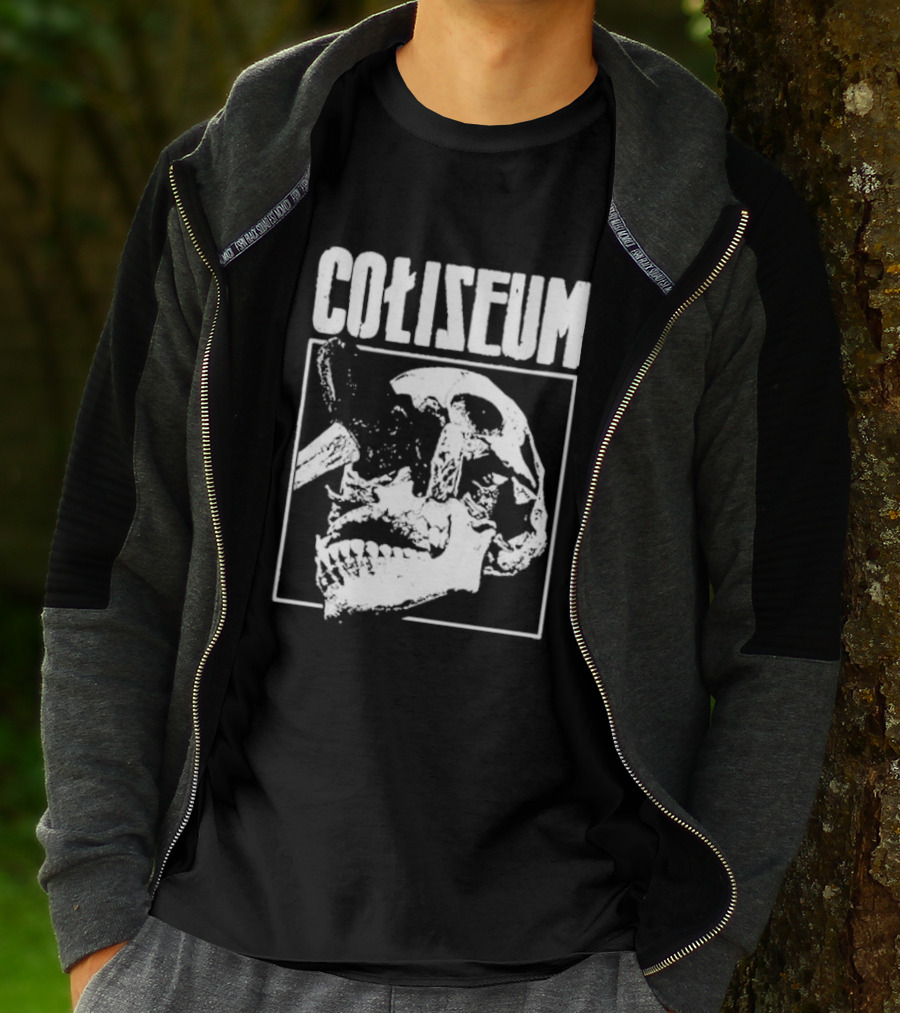 Coliseum Skull With Hammer T-Shirt