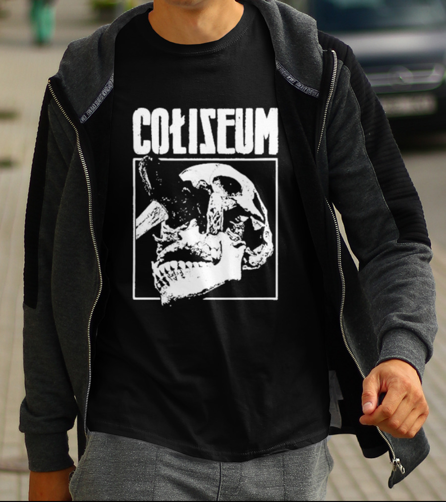 Coliseum Skull With Hammer T-Shirt