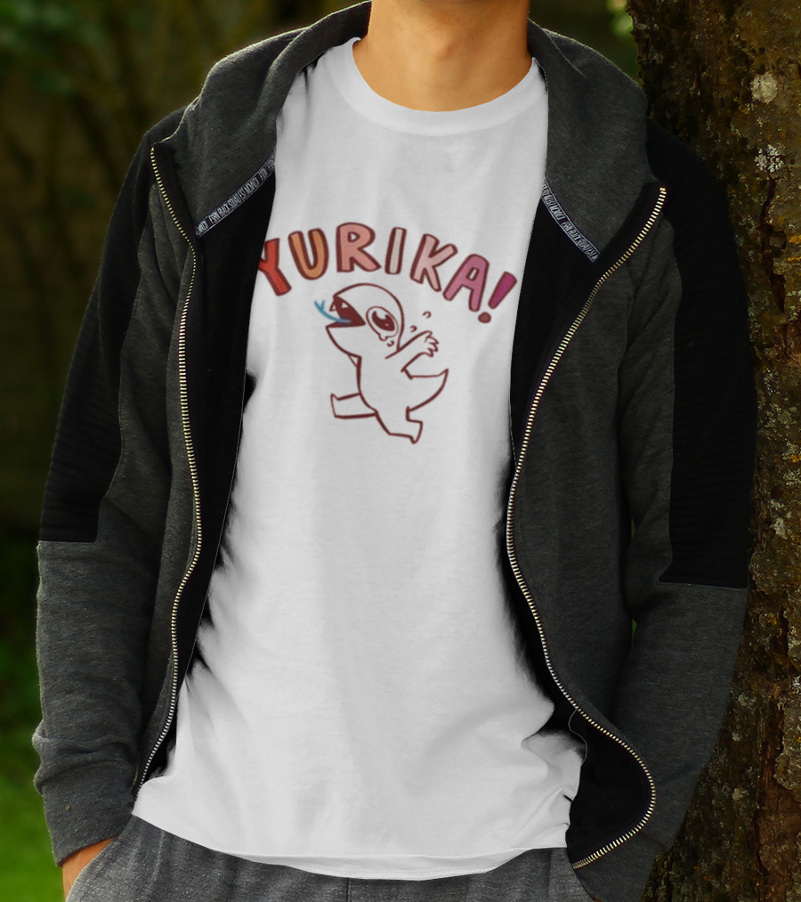 Yurika Playful Dinosaur Cartoon Wide Body Cut And Sew T-Shirt