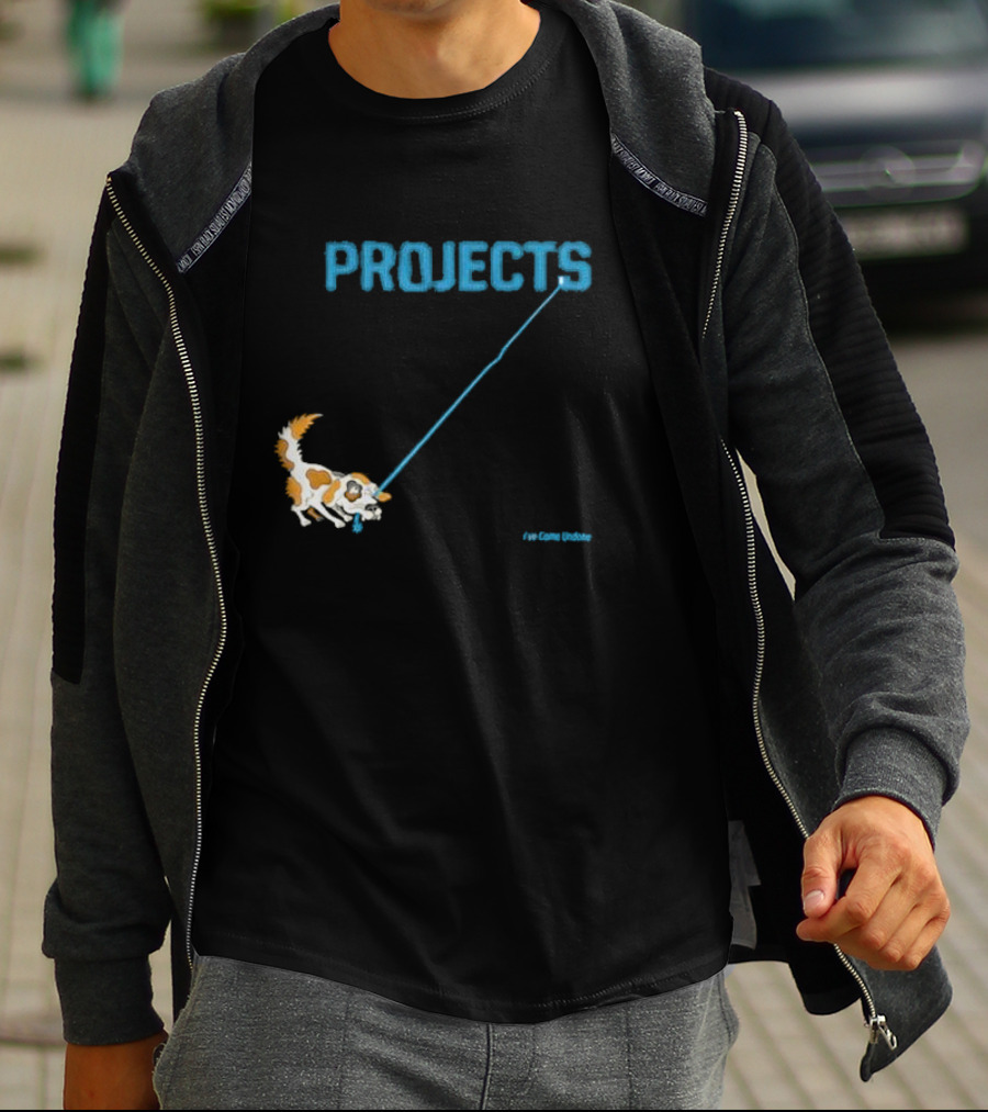 Projects I've Come Undone Weezer Dog T-Shirt