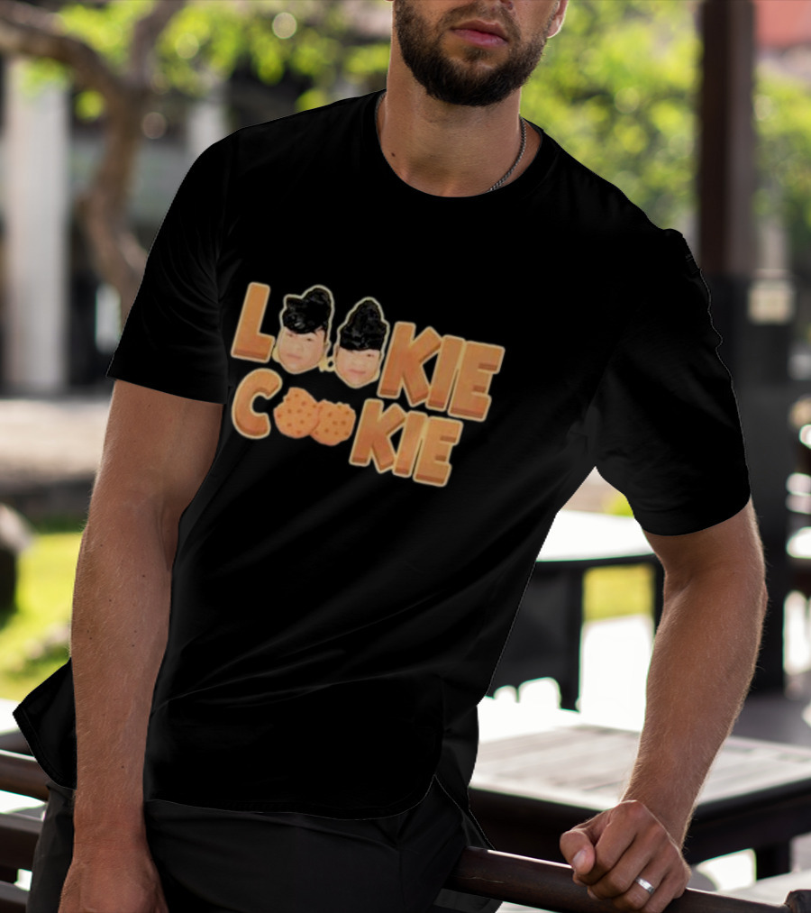 Turnuptwinstv X Lookie Cookie Faces And Text Fun T-Shirt