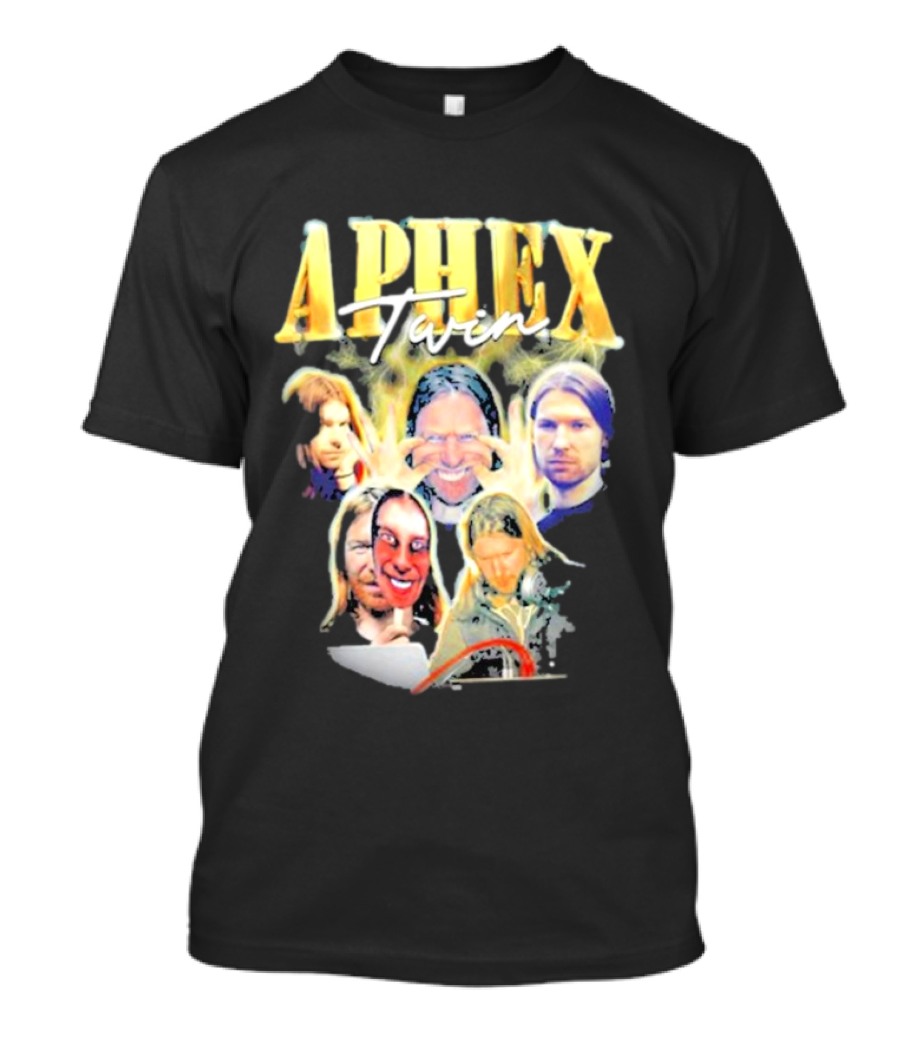 Aphex Twin Warp Music Iconic Faces Collection T-Shirt