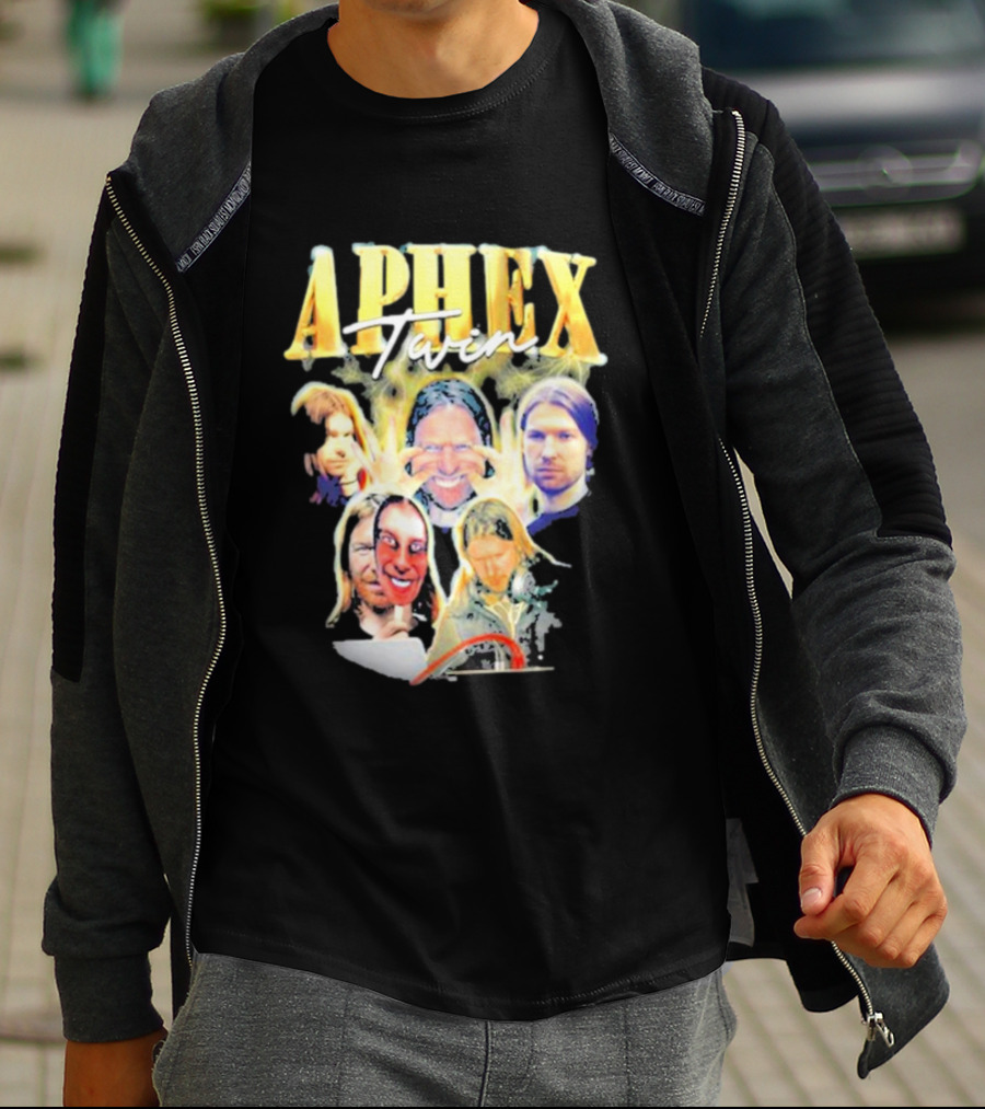 Aphex Twin Warp Music Iconic Faces Collection T-Shirt