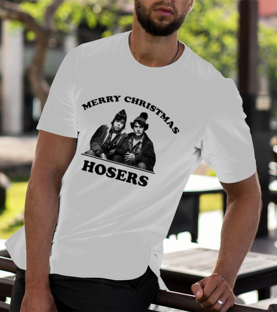 Merry Christmas Hosers Craig Baird Duo Holiday Iconic Reference T-Shirt