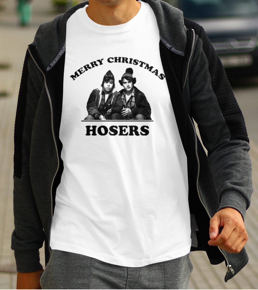 Merry Christmas Hosers Craig Baird Duo Holiday Iconic Reference T-Shirt