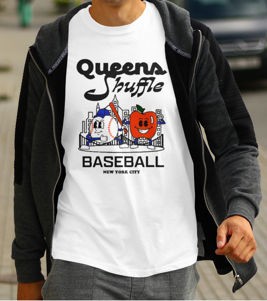 Queens Shuffle Baseball New York City T-Shirt
