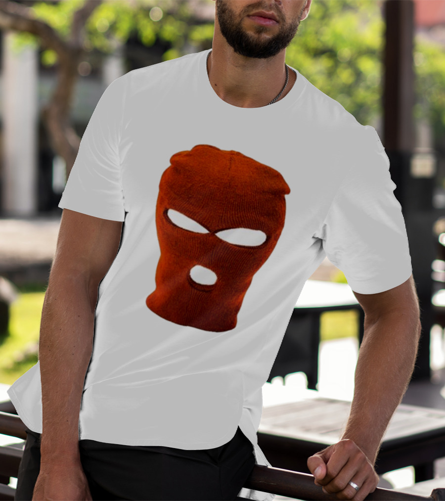 Nobigdyl Rob Hell Red Ski Mask T-Shirt